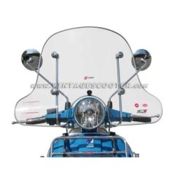 Pare brise Vespa PX modèle bas (avec matériel de fixation)